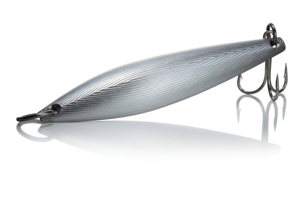 Magana 1, Aluminum/Clear Coat, CNC Machined Aluminum Surface Iron Lure, Cerakoted, Made In The USA.